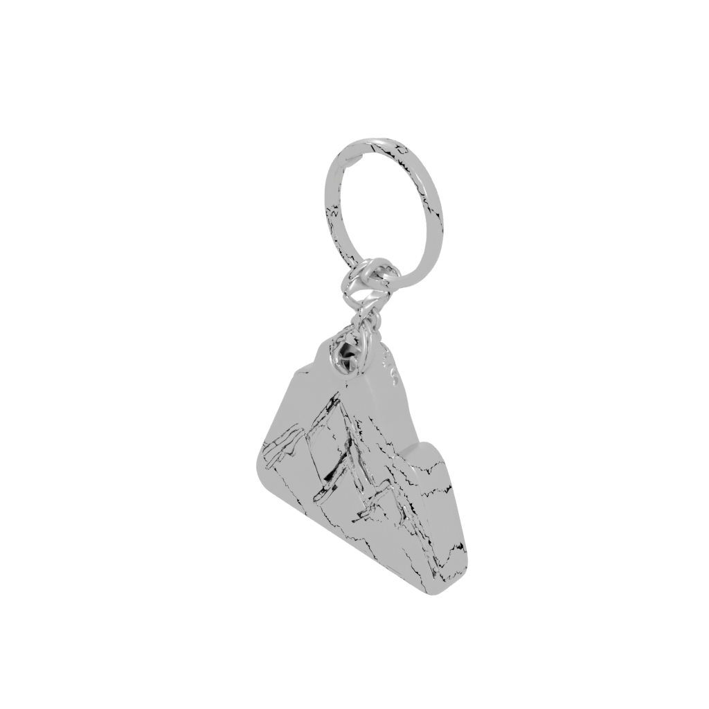 Mini Outline Mountain Peak Charm