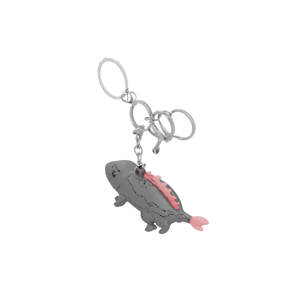 Mini Outline Tiny Axolotl Charm