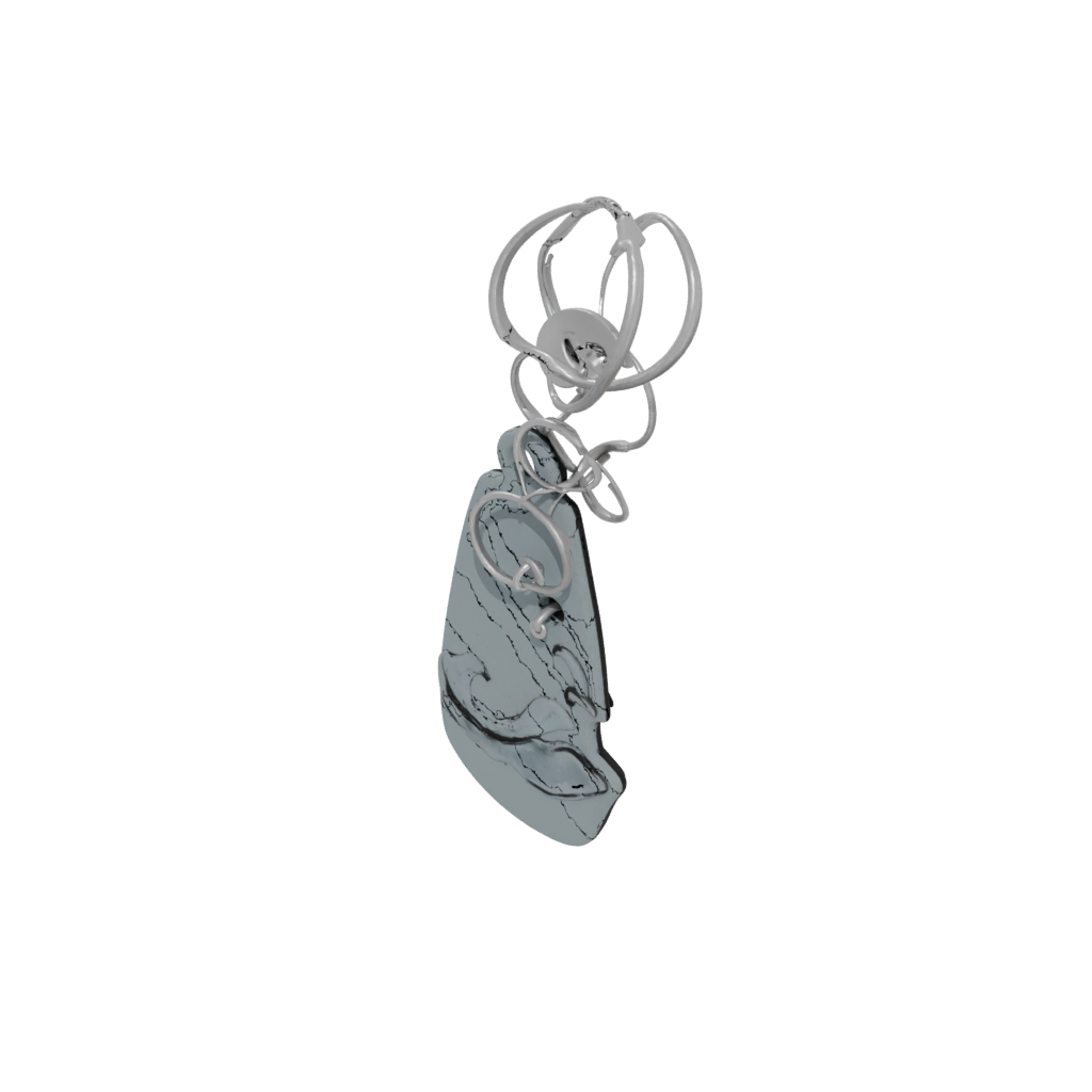 Mini Outline Wave Charm