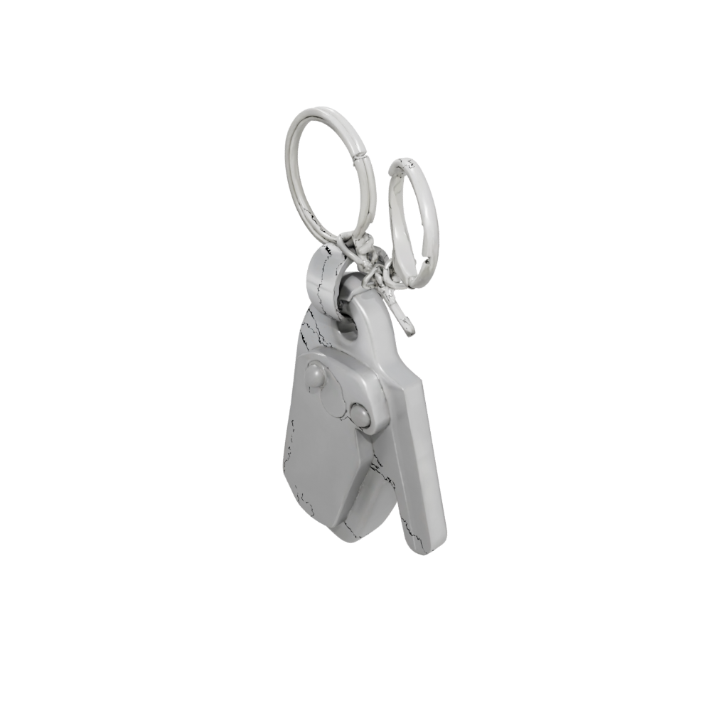 Mini Outline Whistle Keyfob