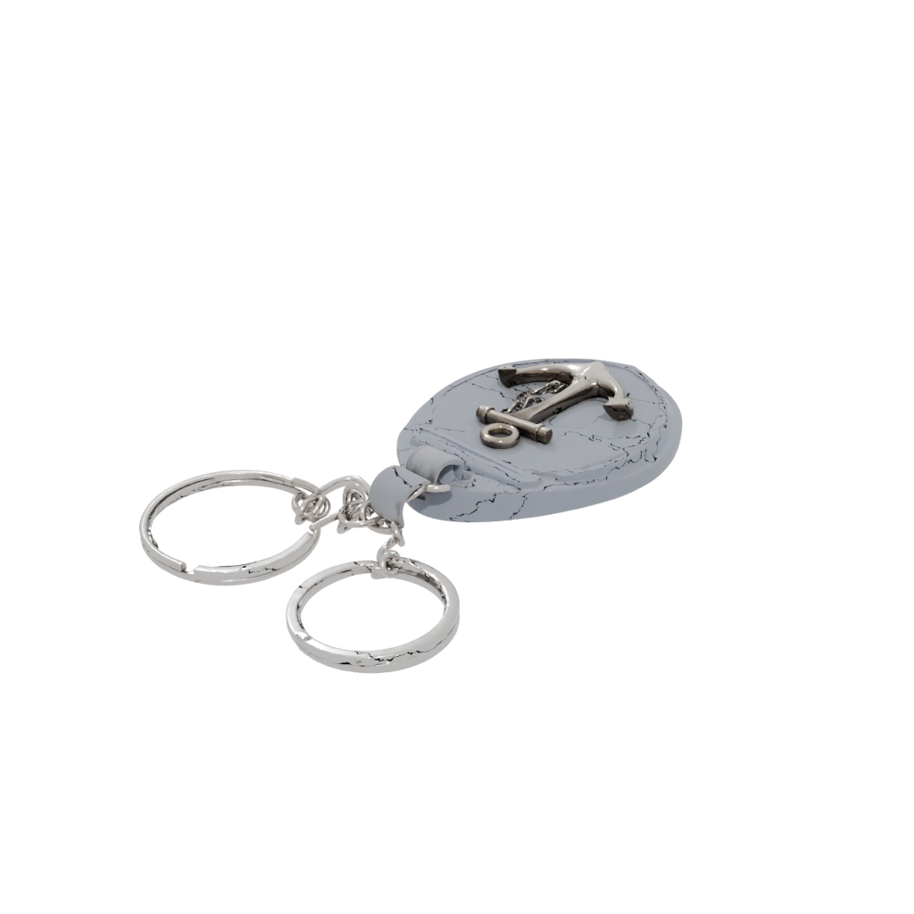 Neon 3D Anchor Charm