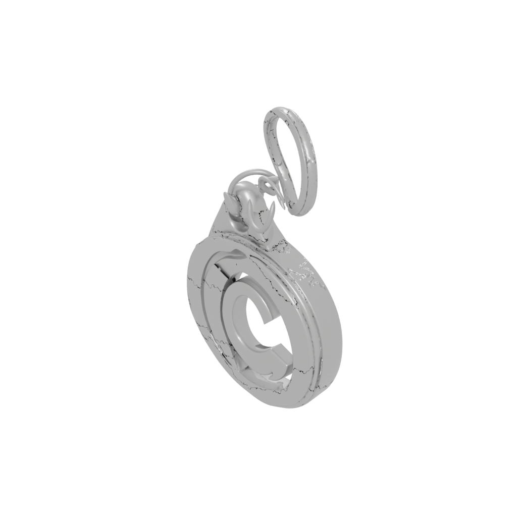 Neon 3D Monogram Initial C