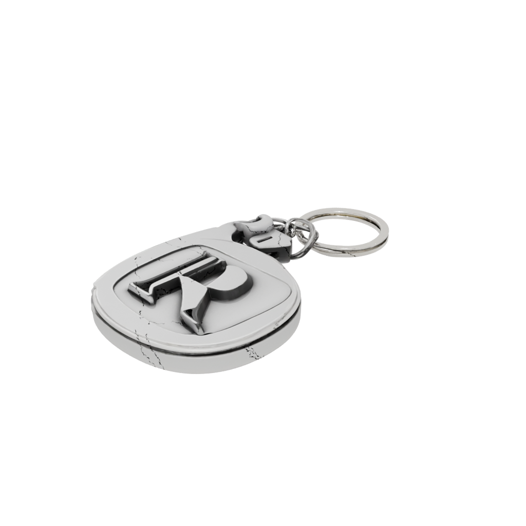 Neon 3D Monogram Initial R
