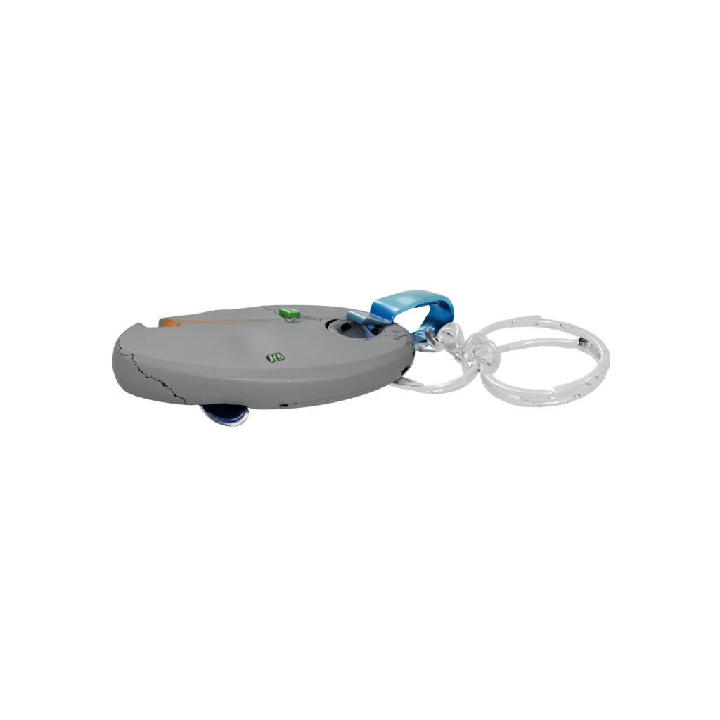 Neon 3D Whistle Keyfob