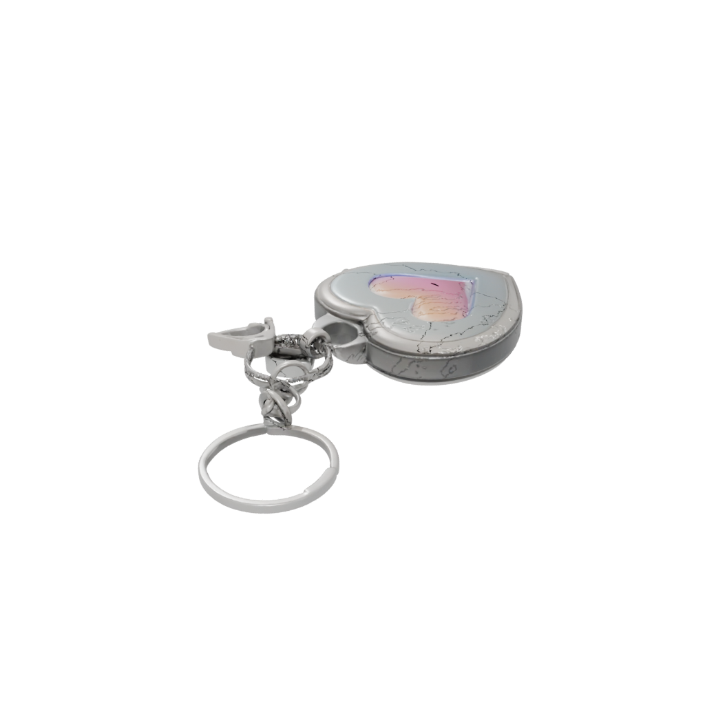 Neon Heart Locket Charm