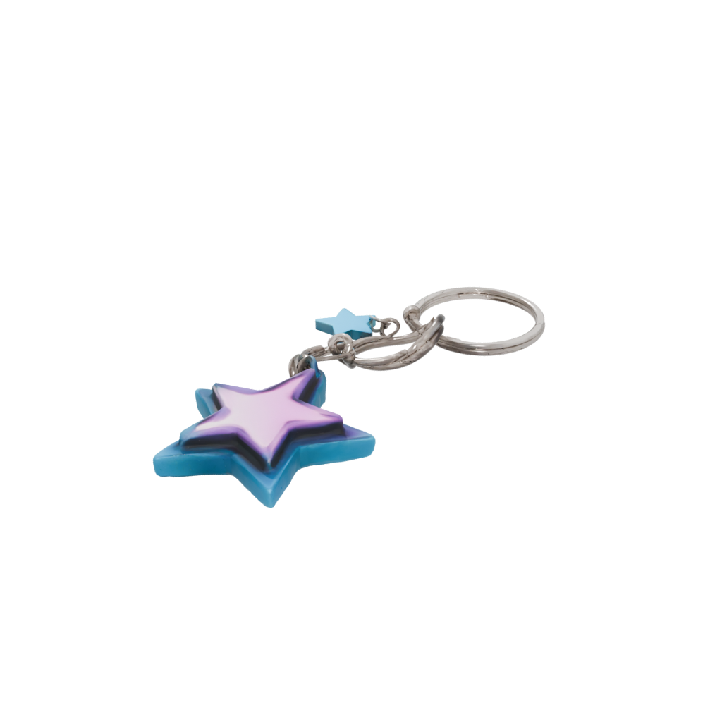 Neon Star Charm