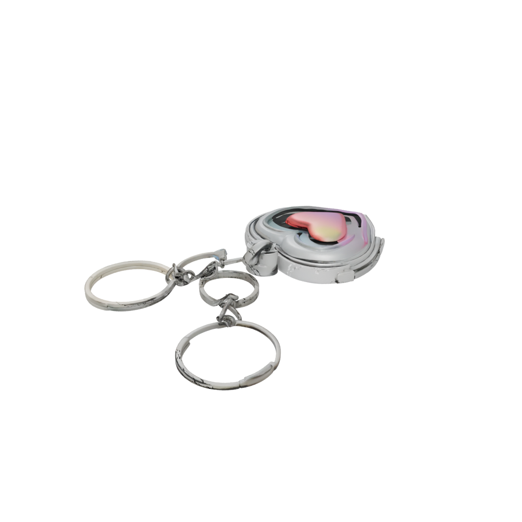 Neon Layered Heart Locket Charm