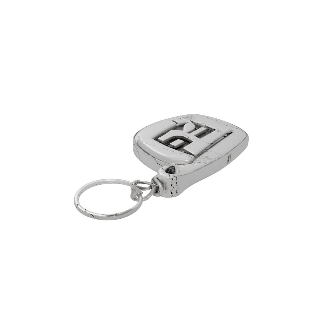 Neon Layered Monogram Initial H