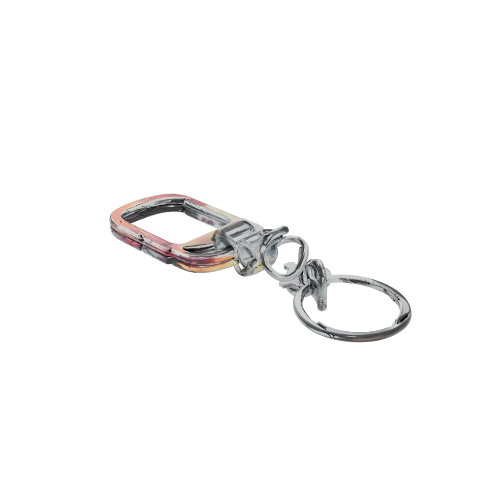 Neon Outline Carabiner Clip