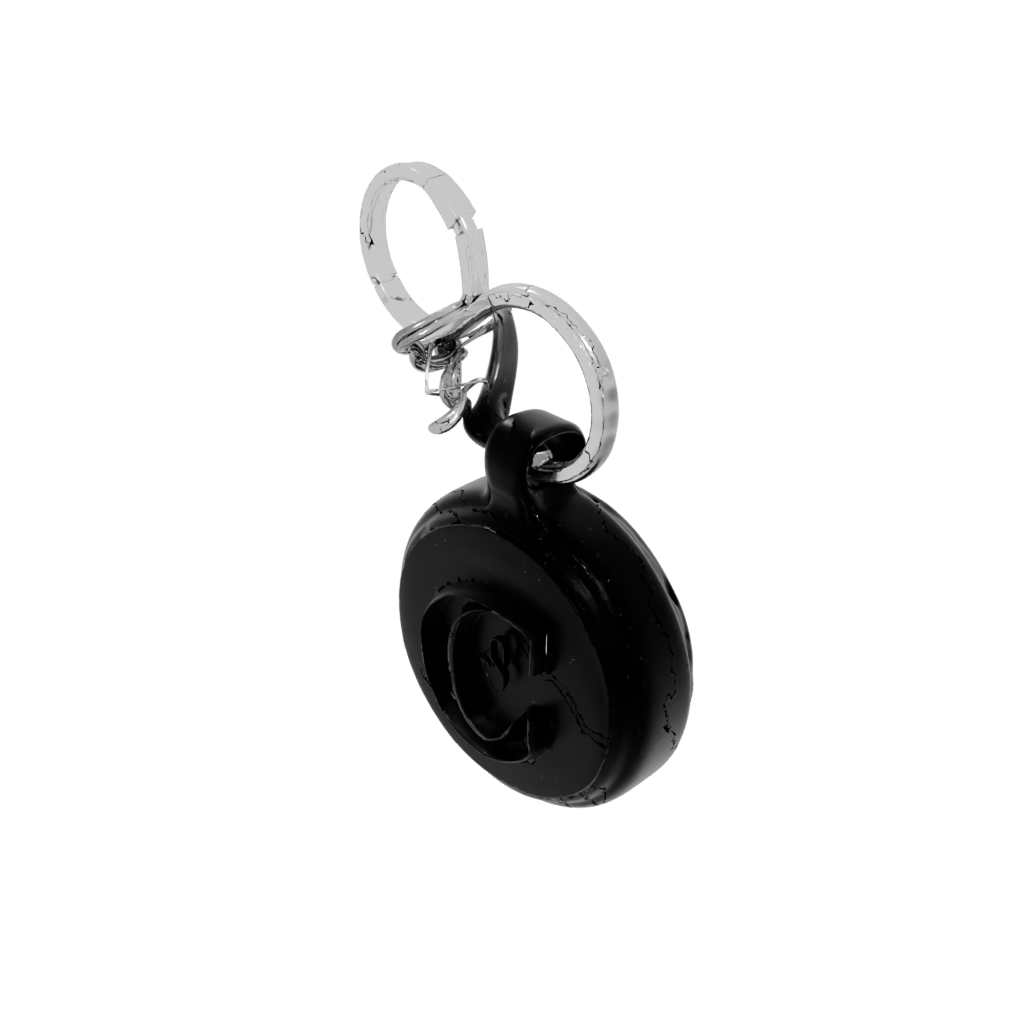 Obsidian 3D Monogram Initial C
