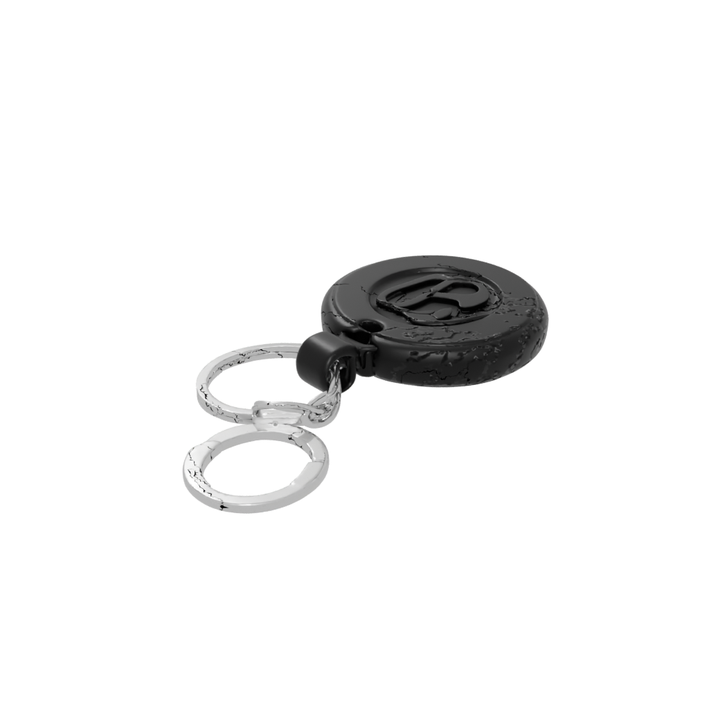 Obsidian 3D Monogram Initial J