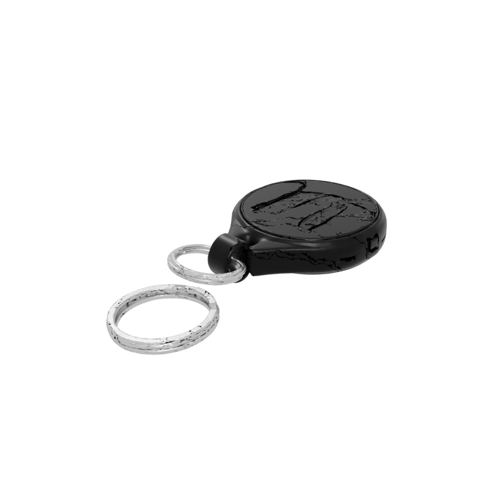 Obsidian 3D Monogram Initial M
