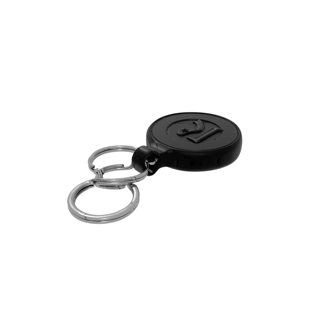 Obsidian 3D Monogram Initial R