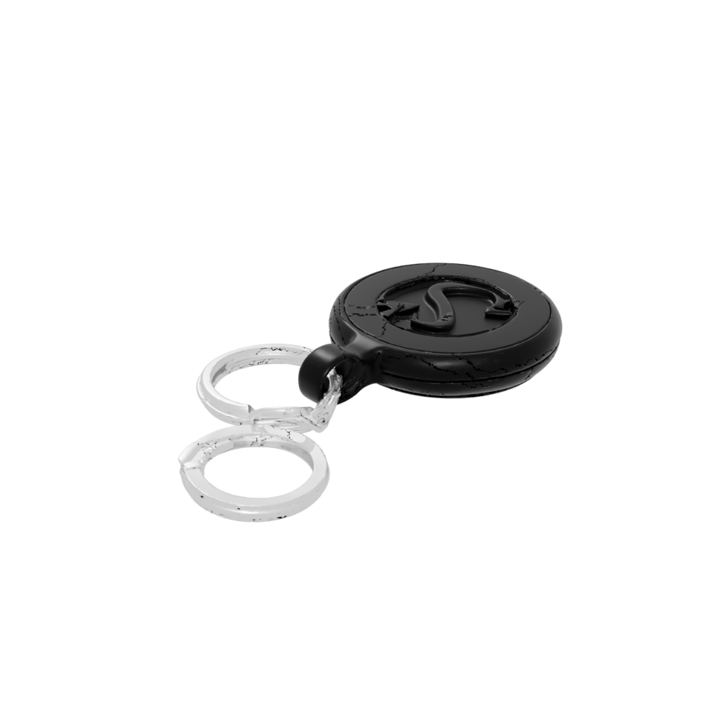 Obsidian 3D Monogram Initial S