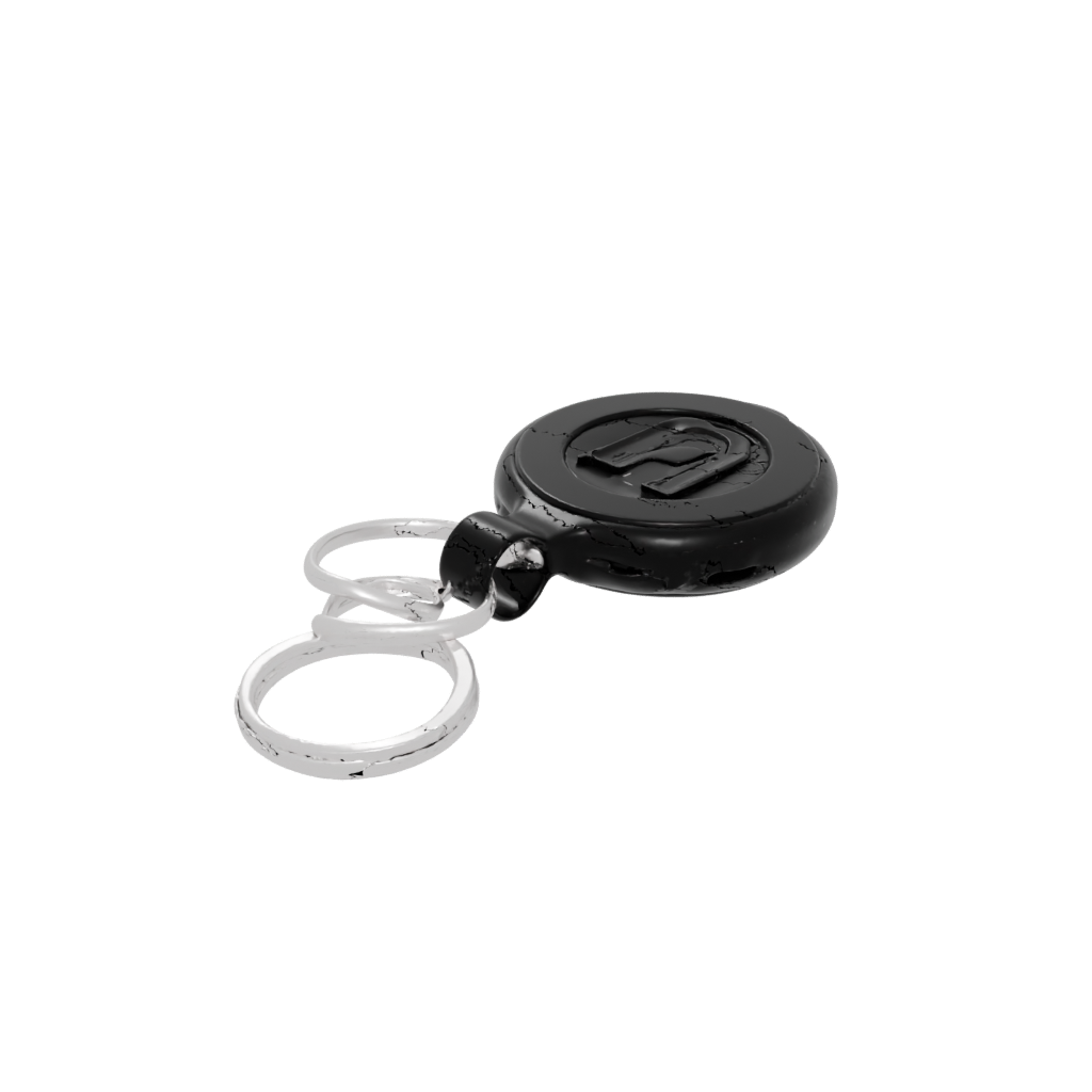 Obsidian 3D Monogram Initial U