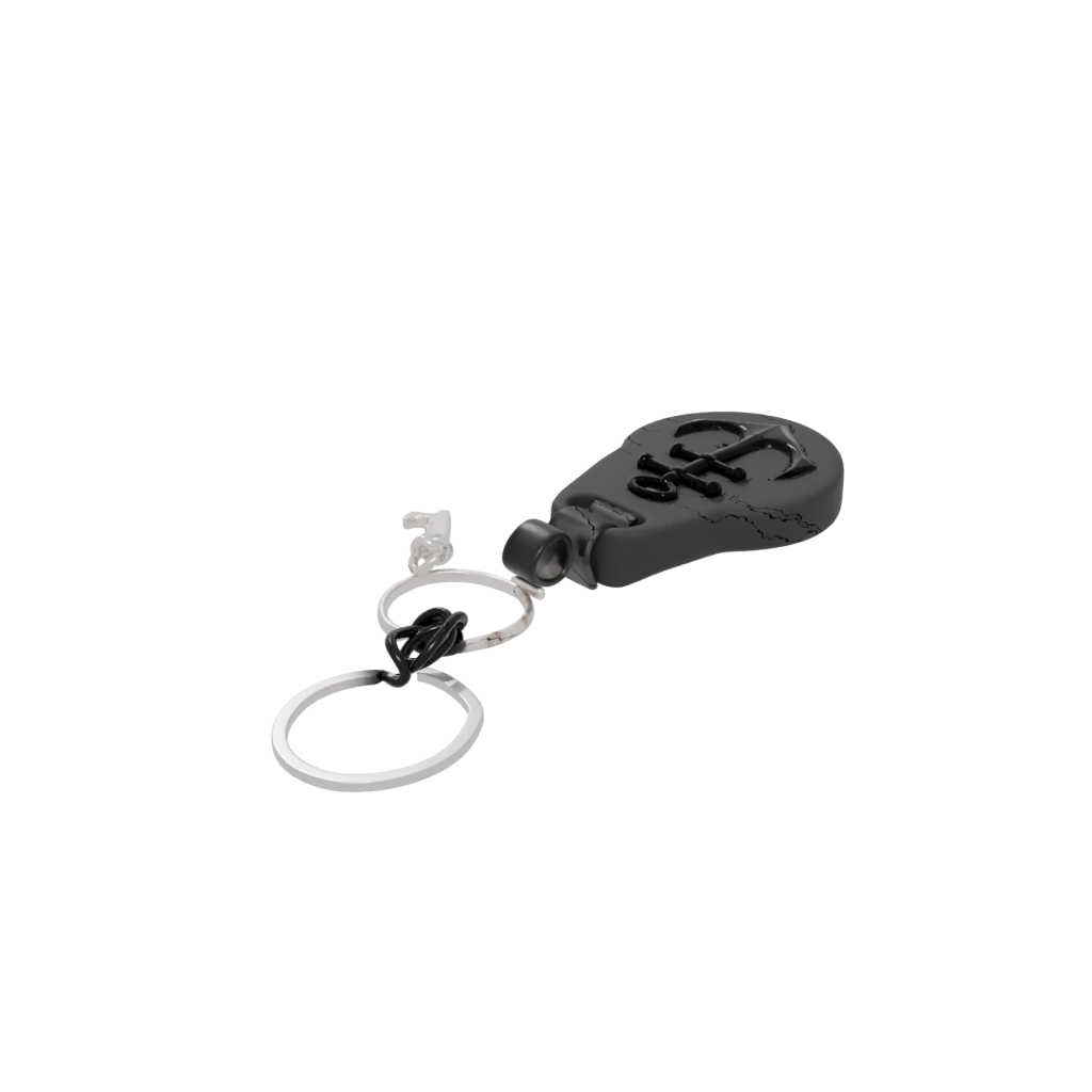 Obsidian Anchor Charm