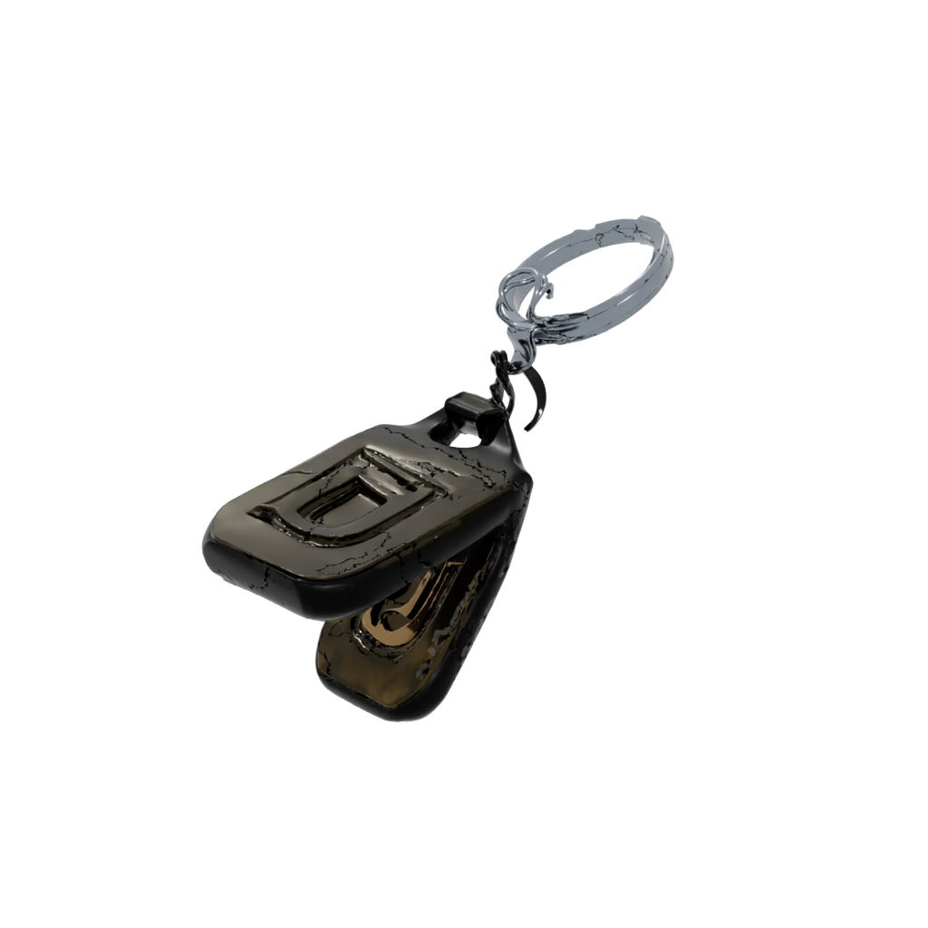 Obsidian Monogram Initial D