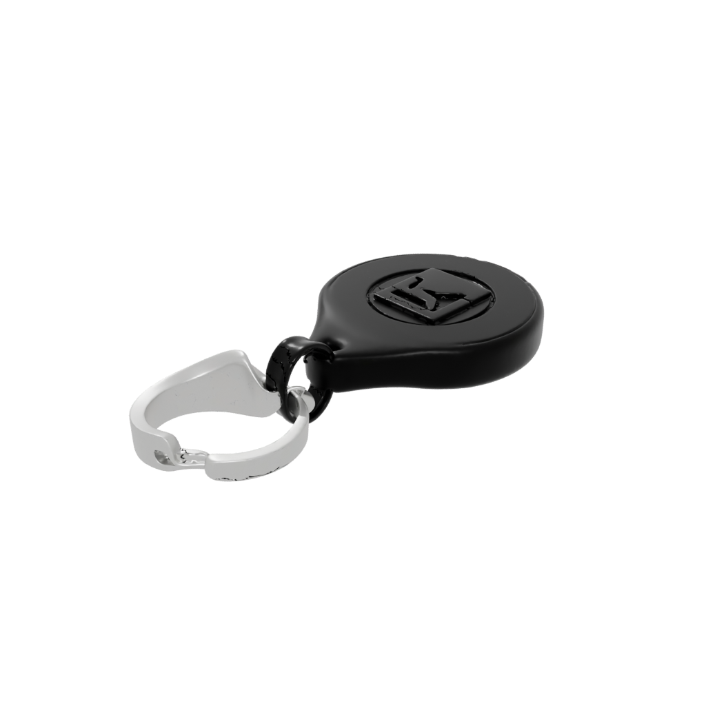 Obsidian Monogram Initial E