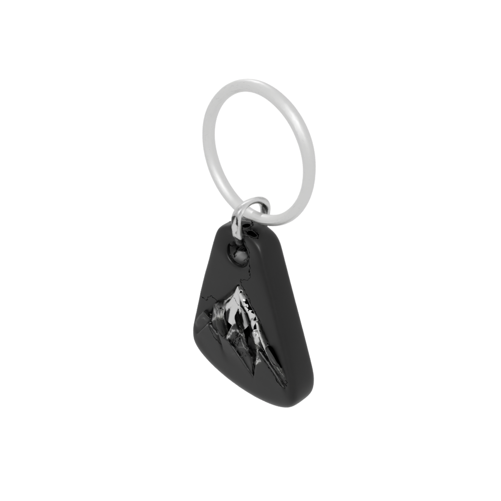 Obsidian Mountain Peak Charm