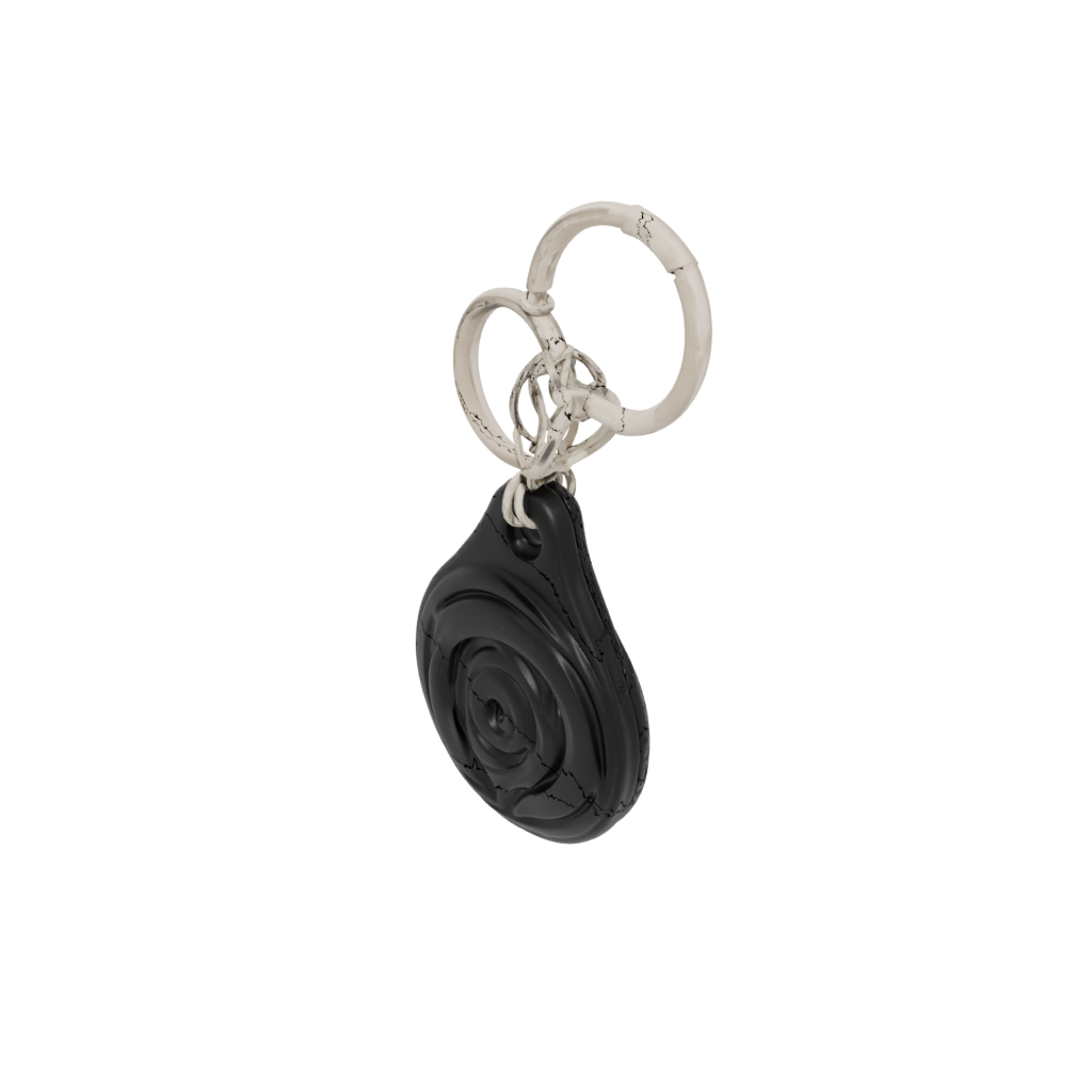 Obsidian Wave Charm