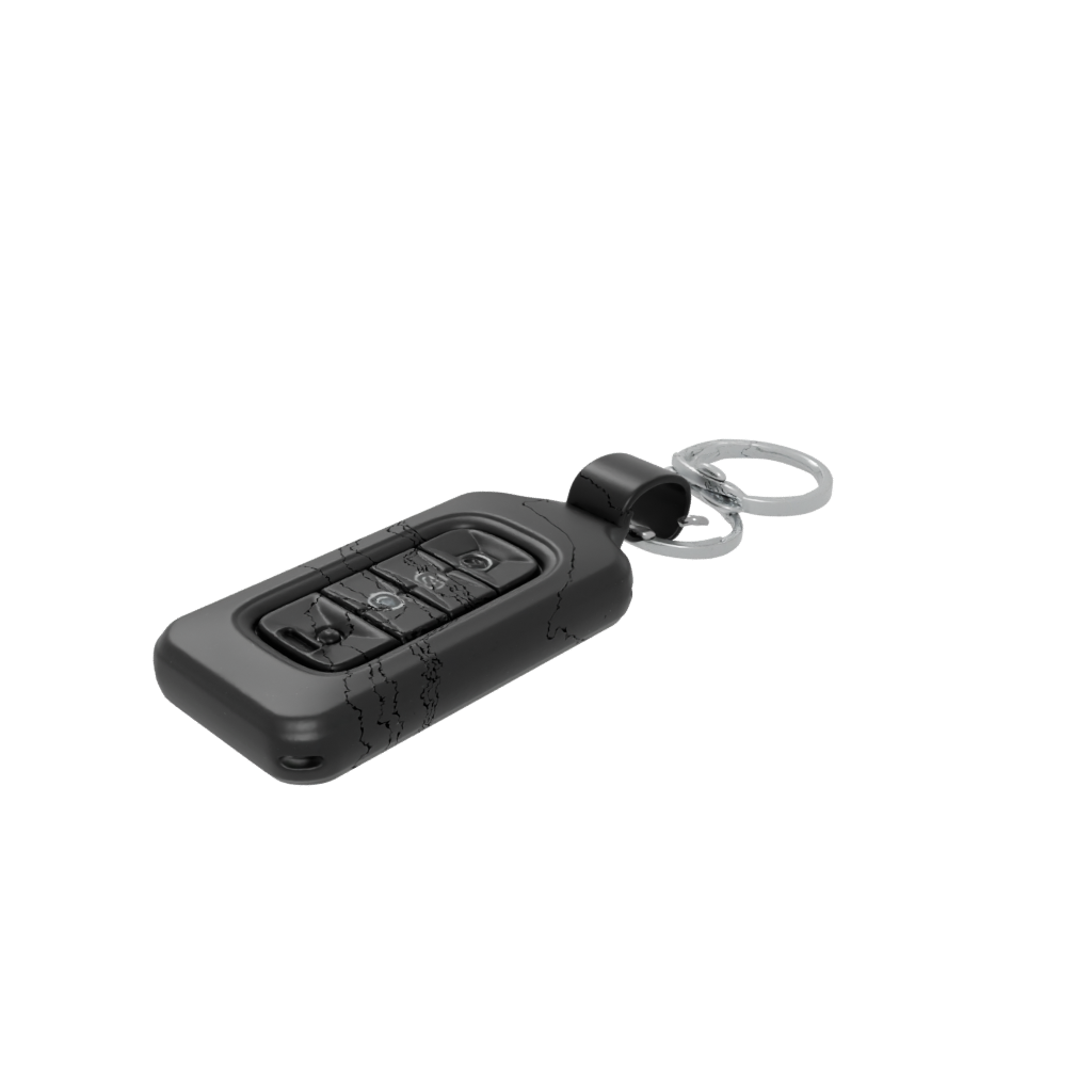 Obsidian Whistle Keyfob
