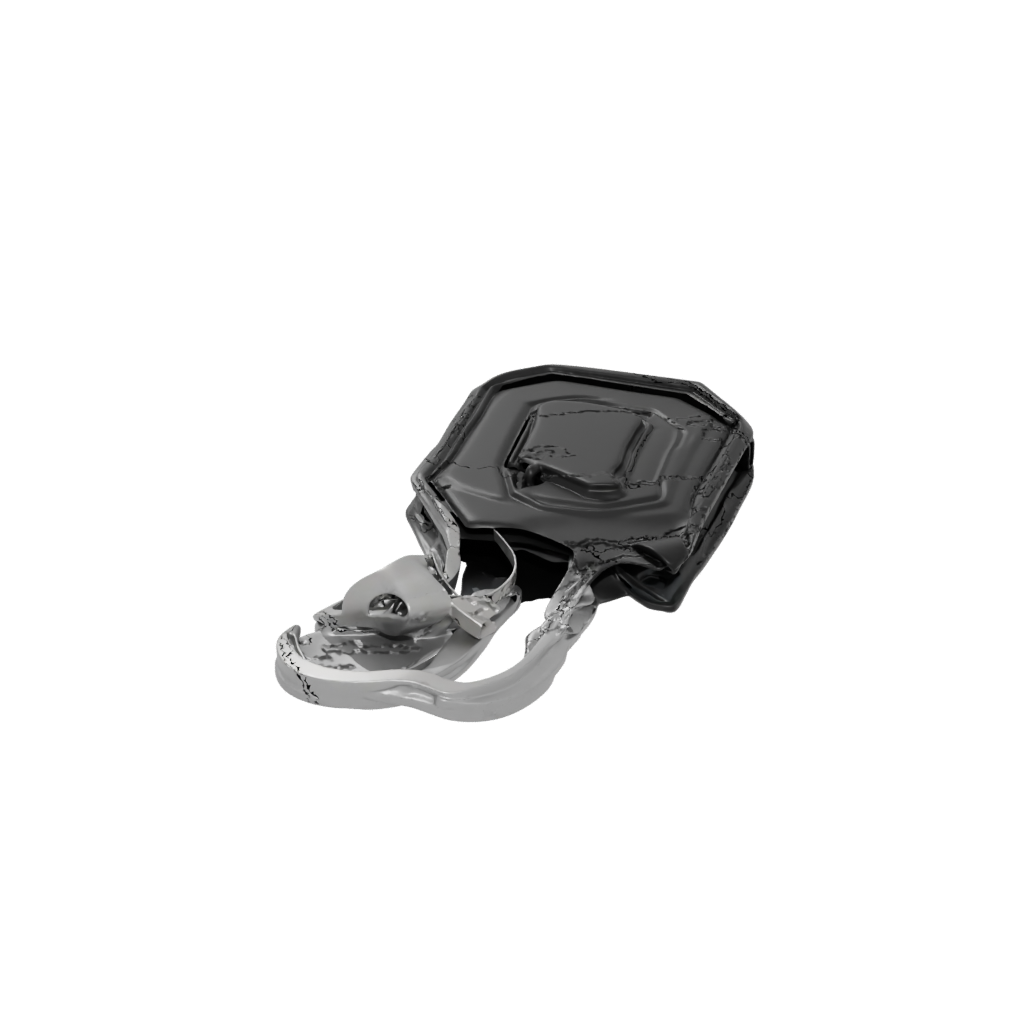 Obsidian Layered Bottle Opener Tag
