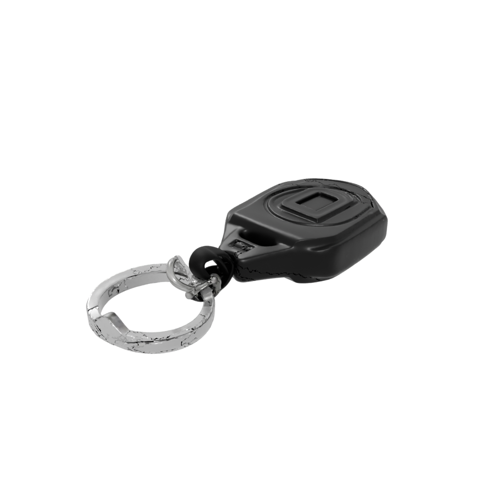 Obsidian Layered Monogram Initial D