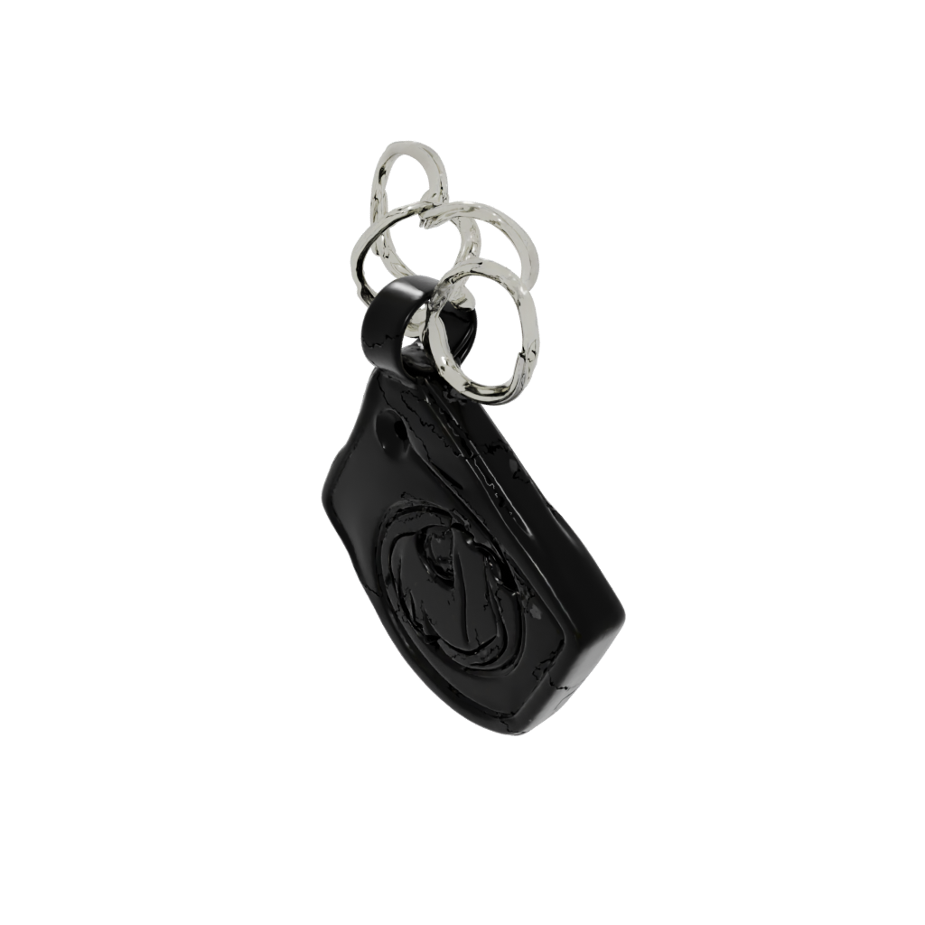 Obsidian Layered Monogram Initial J