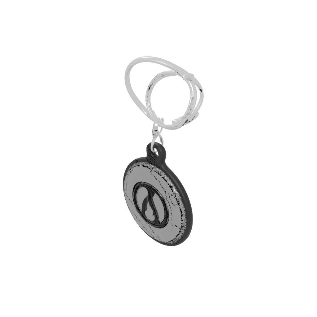 Obsidian Outline Monogram Initial A