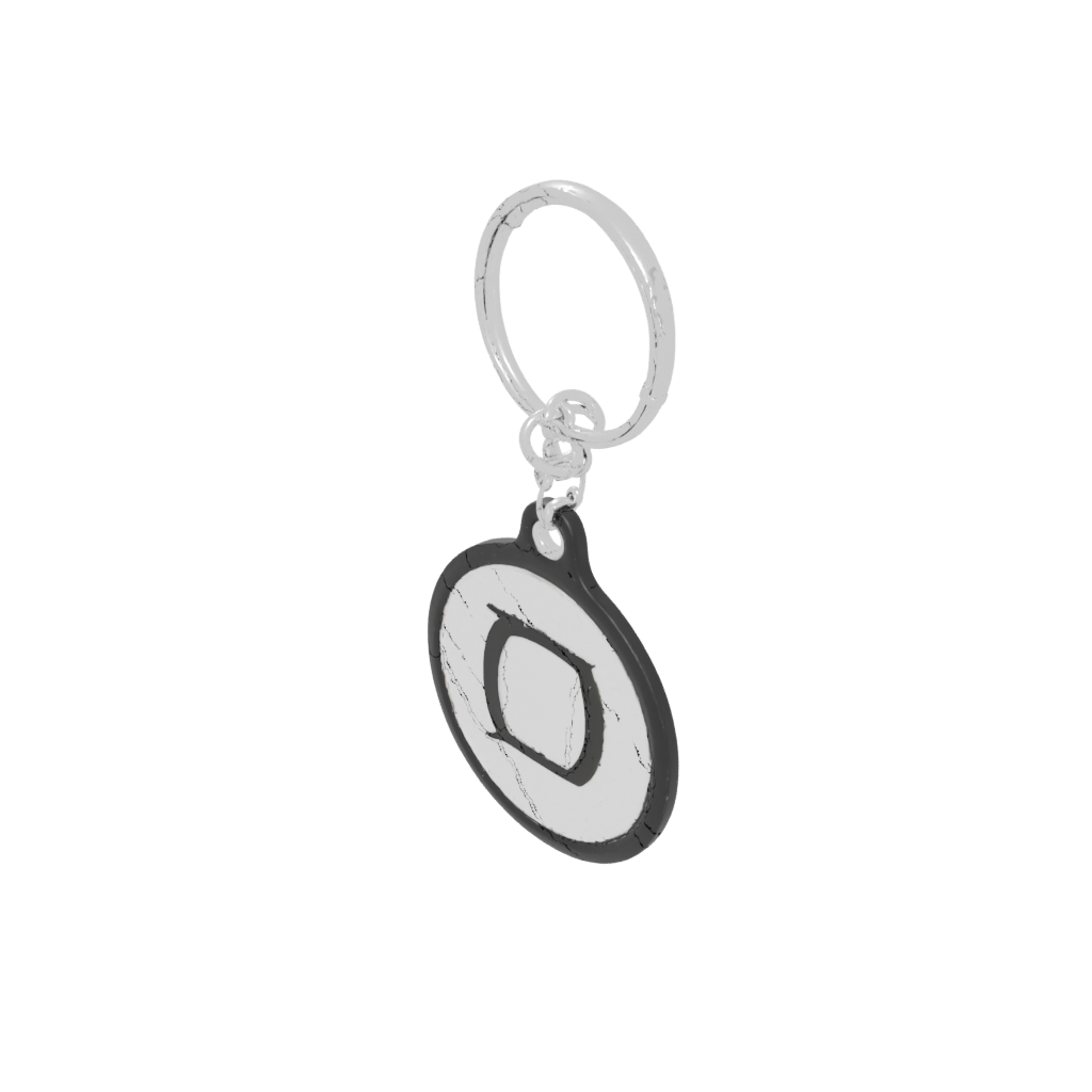 Obsidian Outline Monogram Initial D