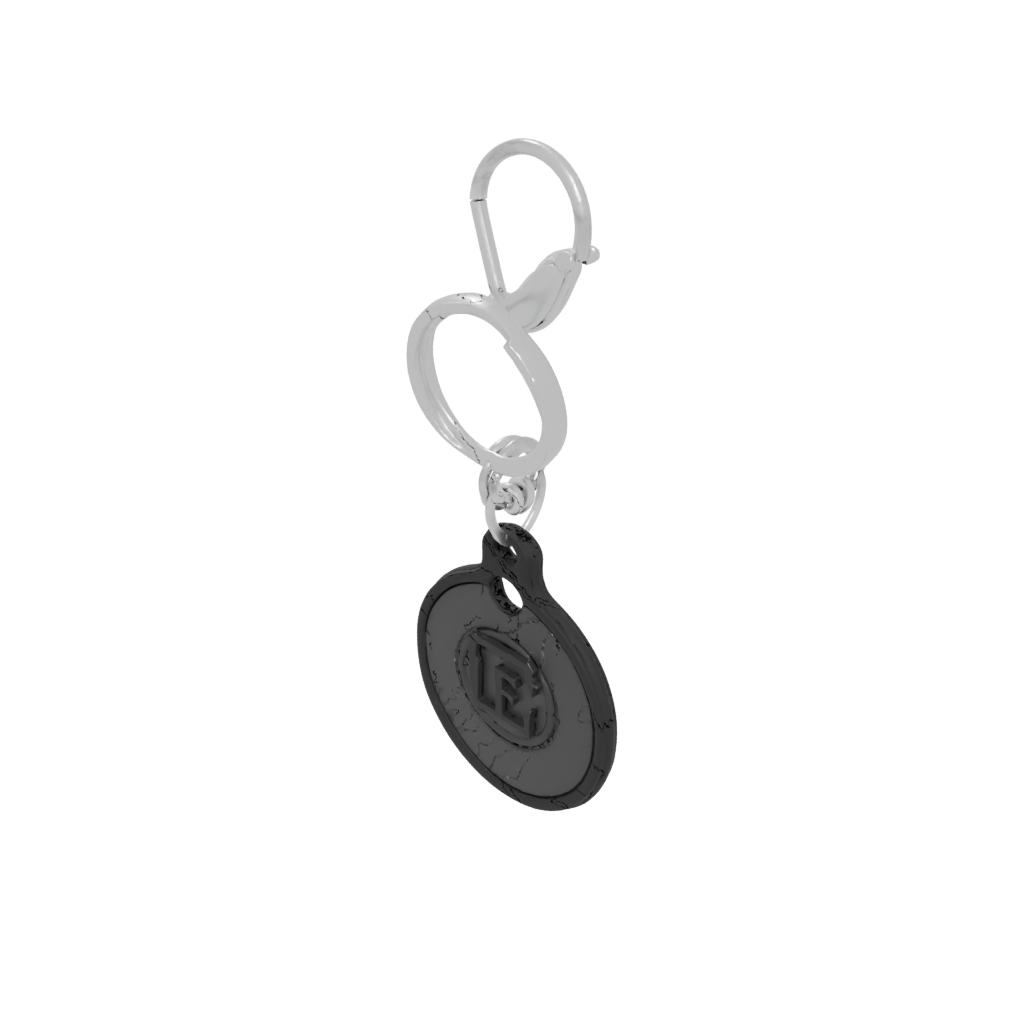 Obsidian Outline Monogram Initial E