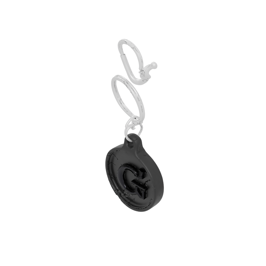 Obsidian Outline Monogram Initial G