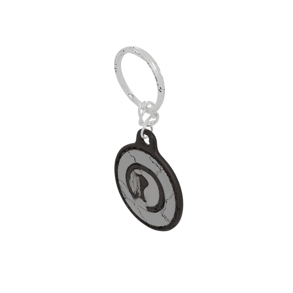 Obsidian Outline Monogram Initial P