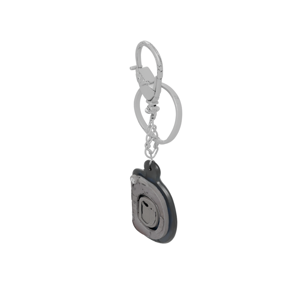 Obsidian Outline Monogram Initial U