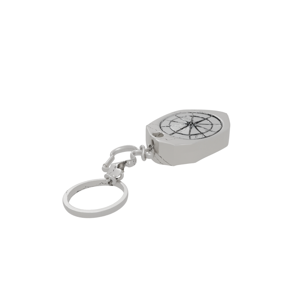 Outline Compass Charm