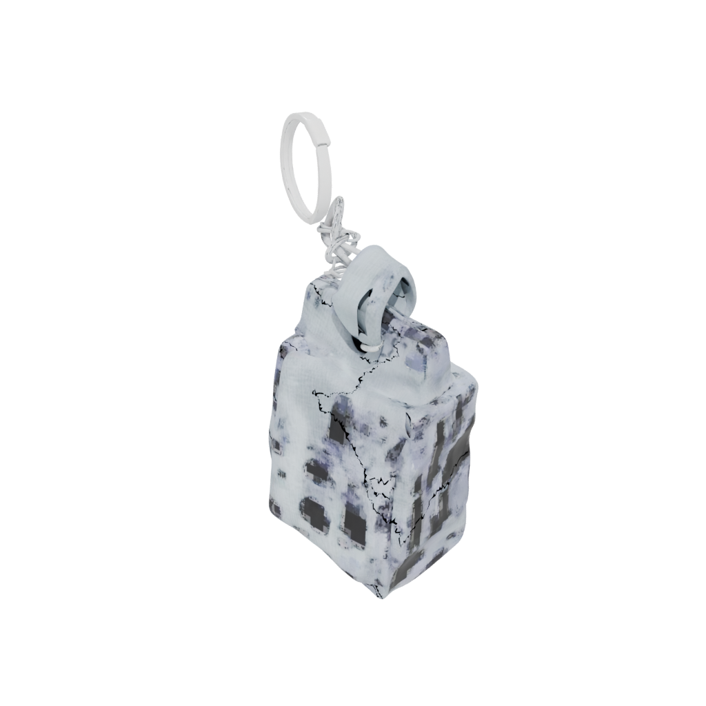 Outline Dice Holder Keychain