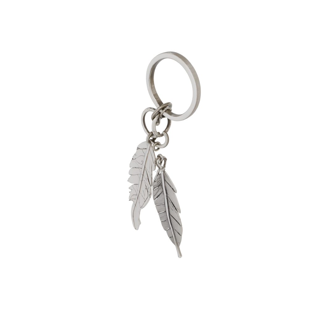 Outline Feather Charm