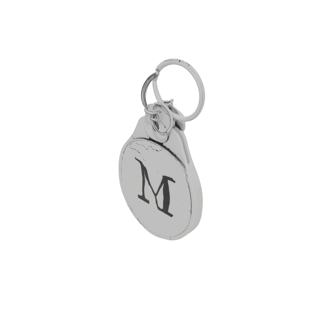 Outline Monogram Initial M