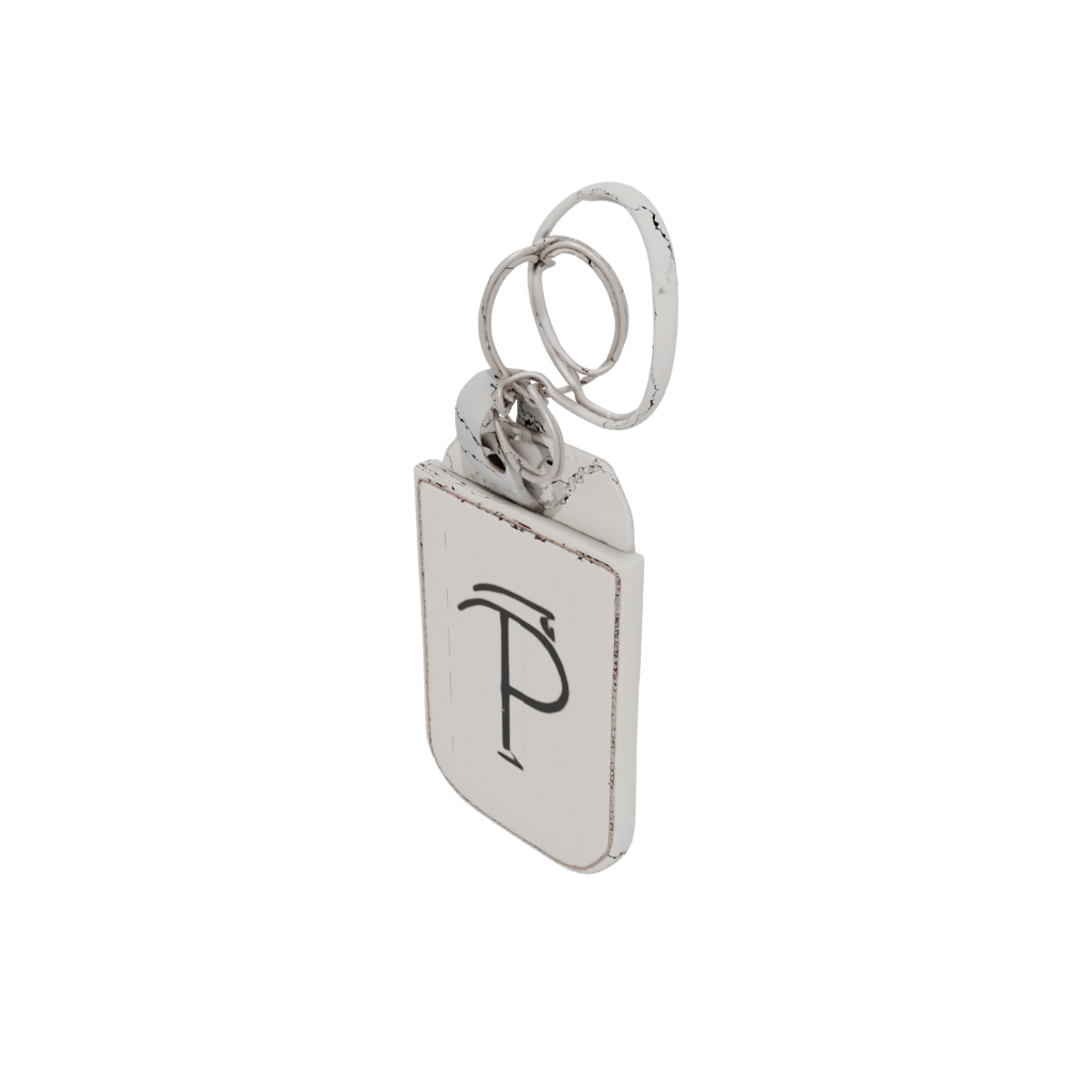 Outline Monogram Initial P