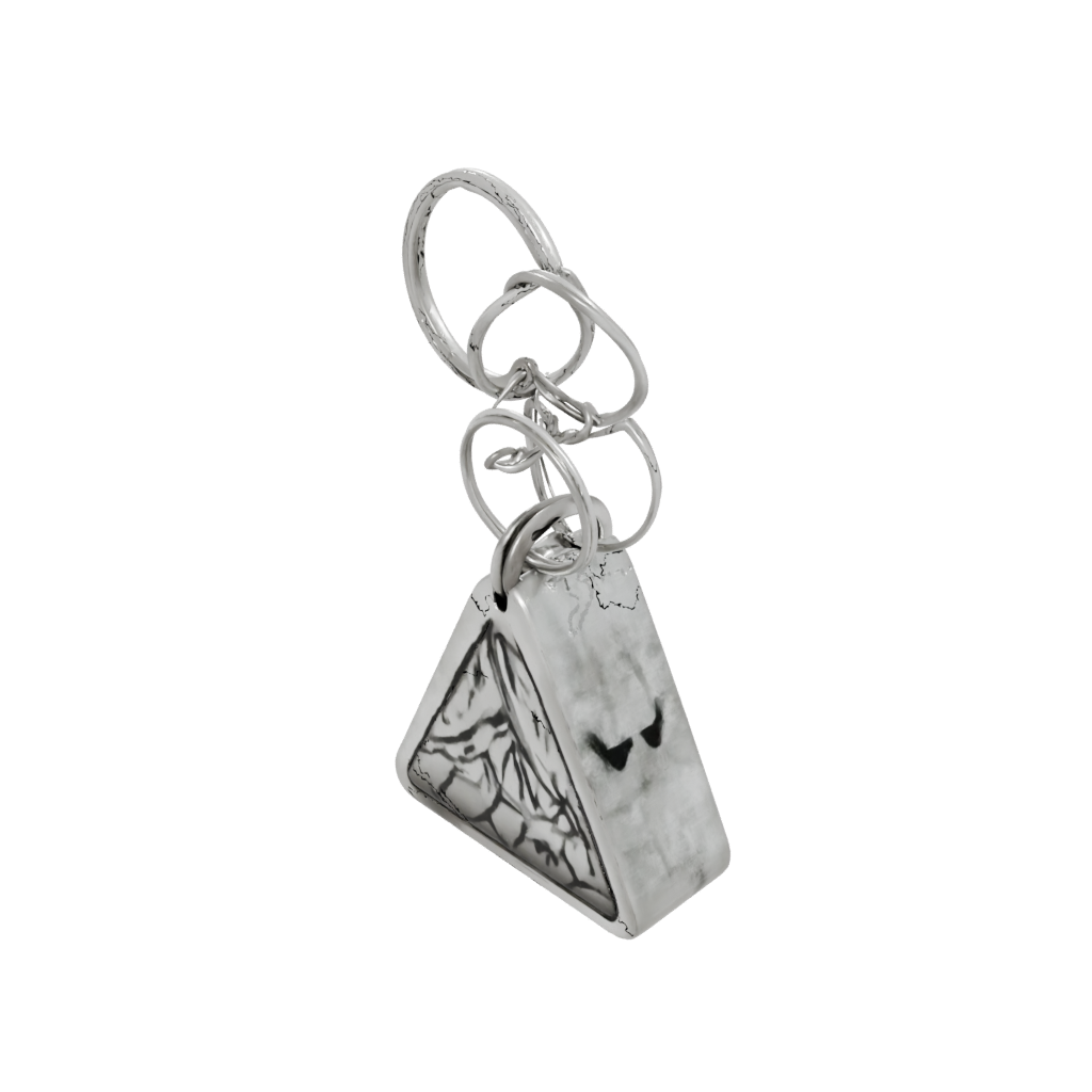 Outline Mountain Peak Charm
