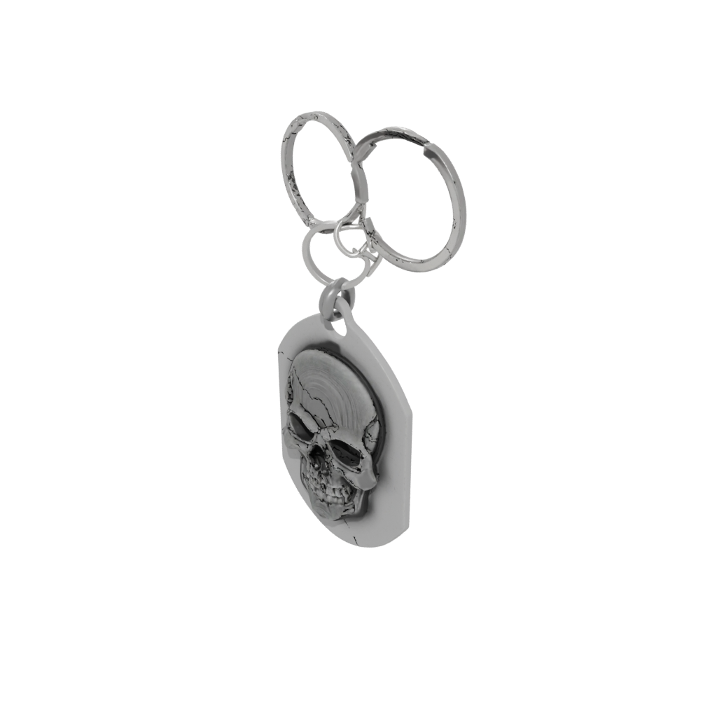 Outline Skull Charm