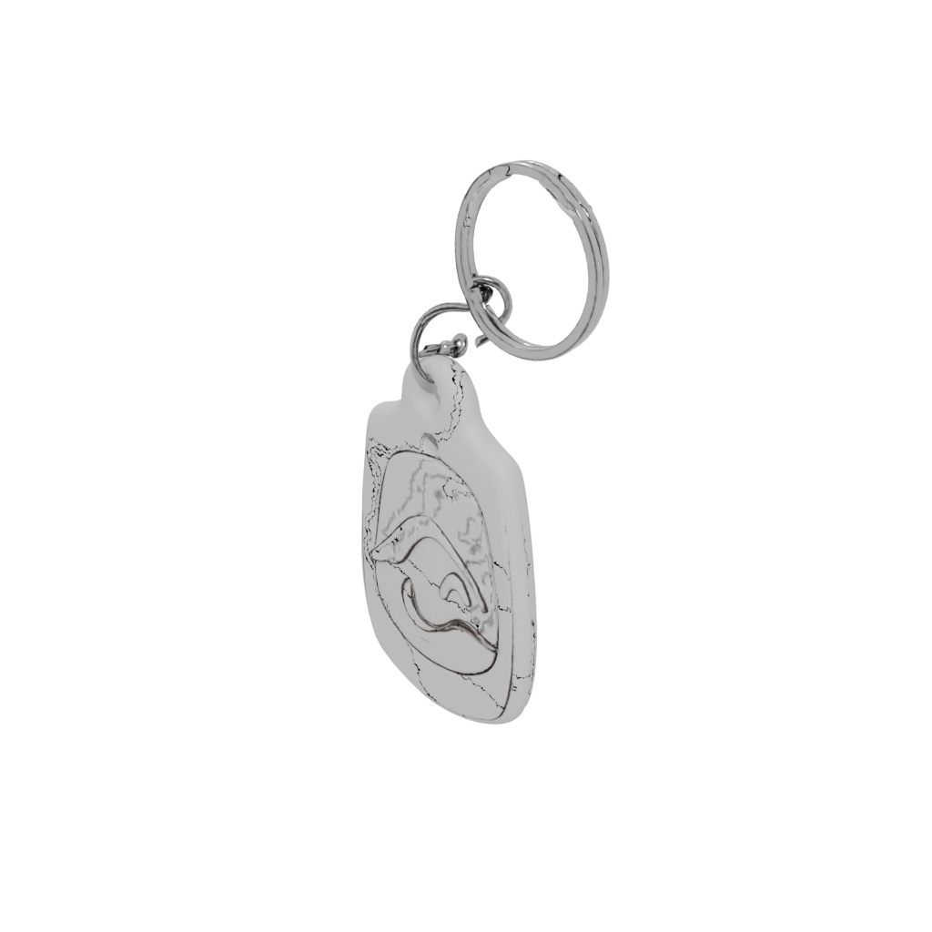 Outline Wave Charm