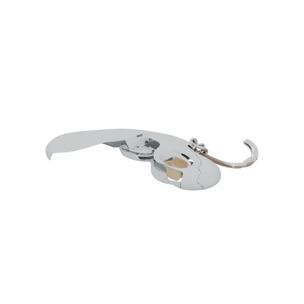 Pastel 3D Whistle Keyfob