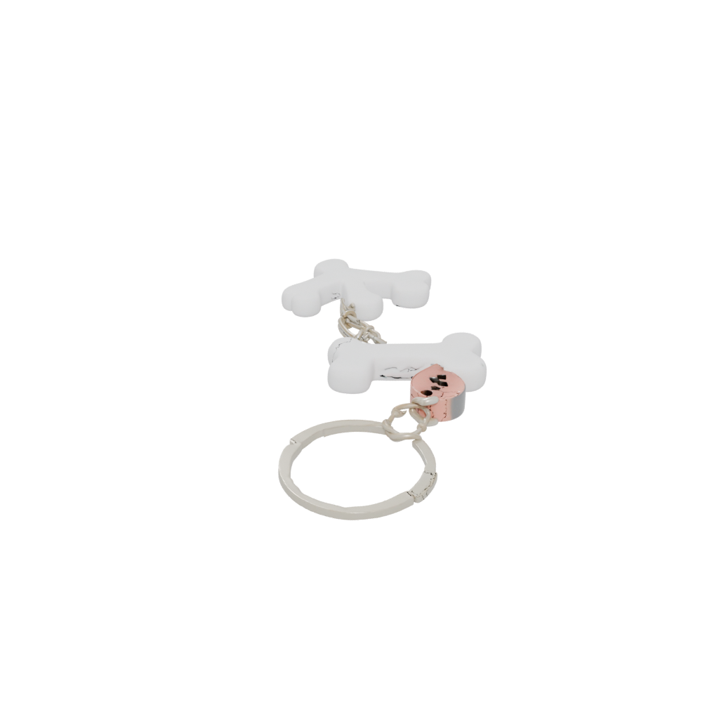 Pastel Dog Bone Charm