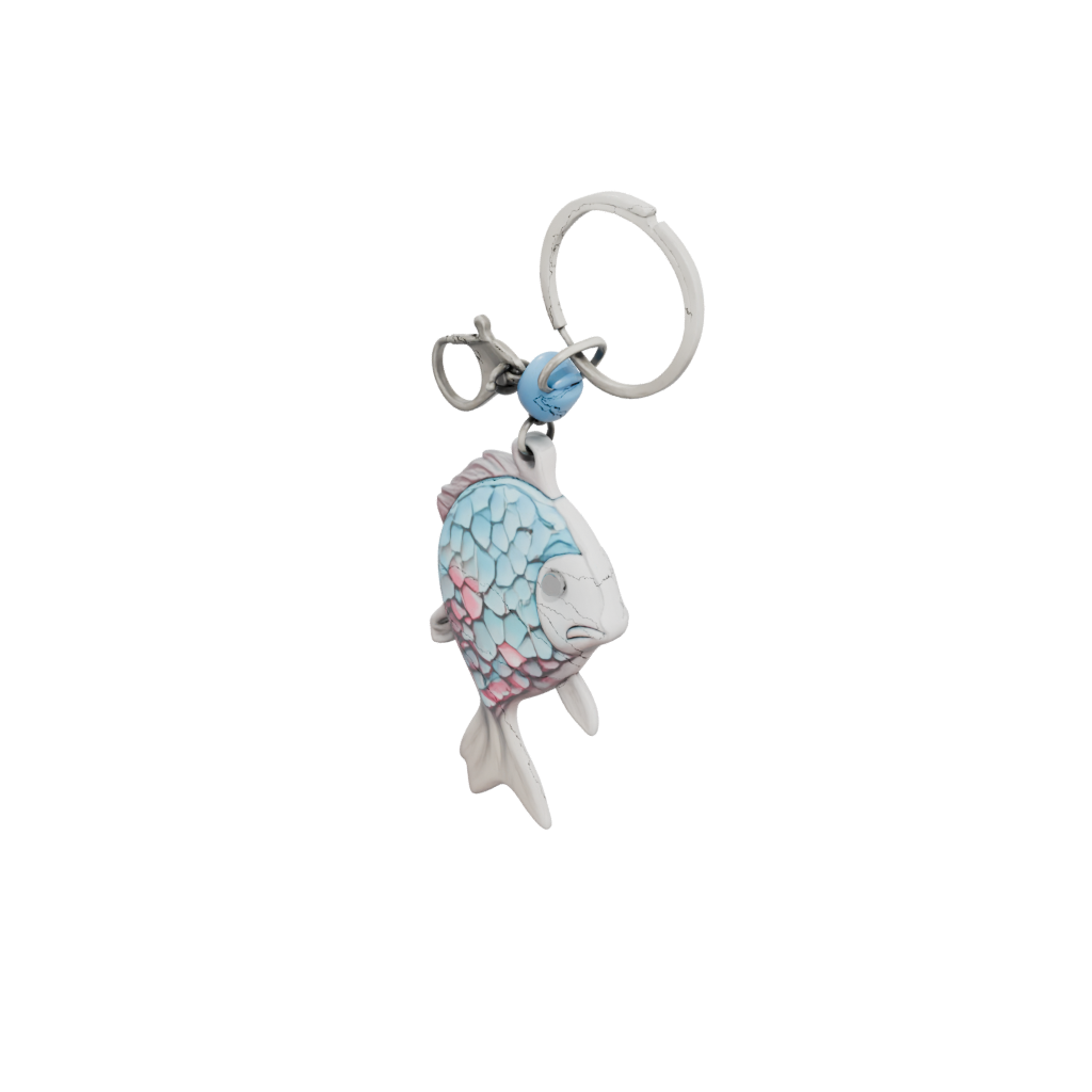 Pastel Fish Charm