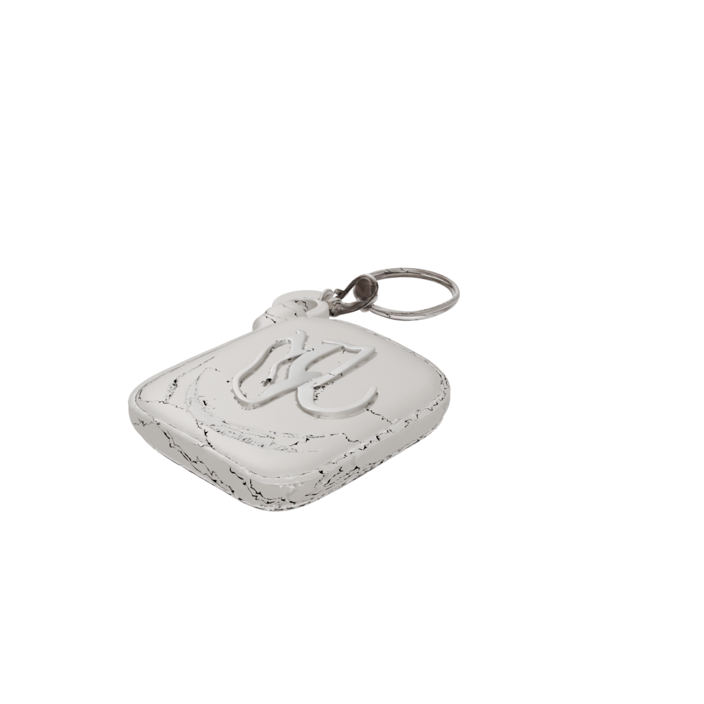 Pastel Monogram Initial W