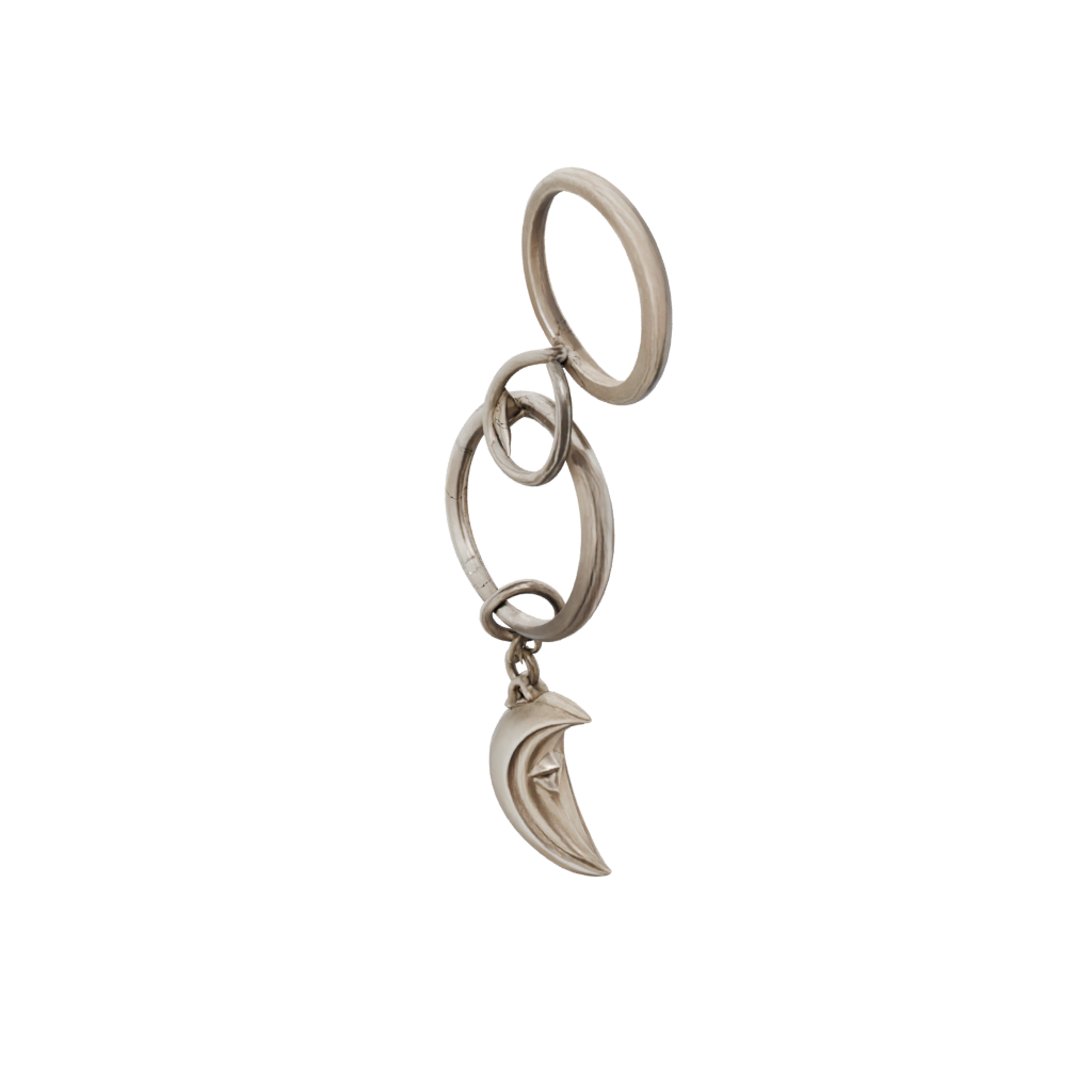 Pastel Moon Crescent Charm