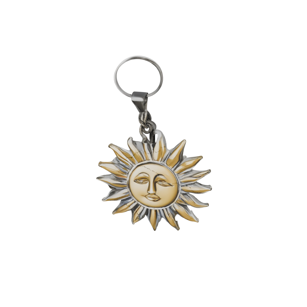 Pastel Sun Charm