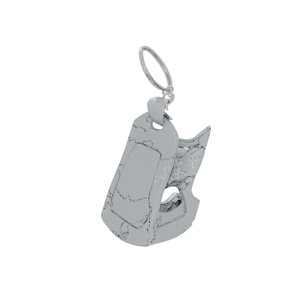 Pastel Whistle Keyfob