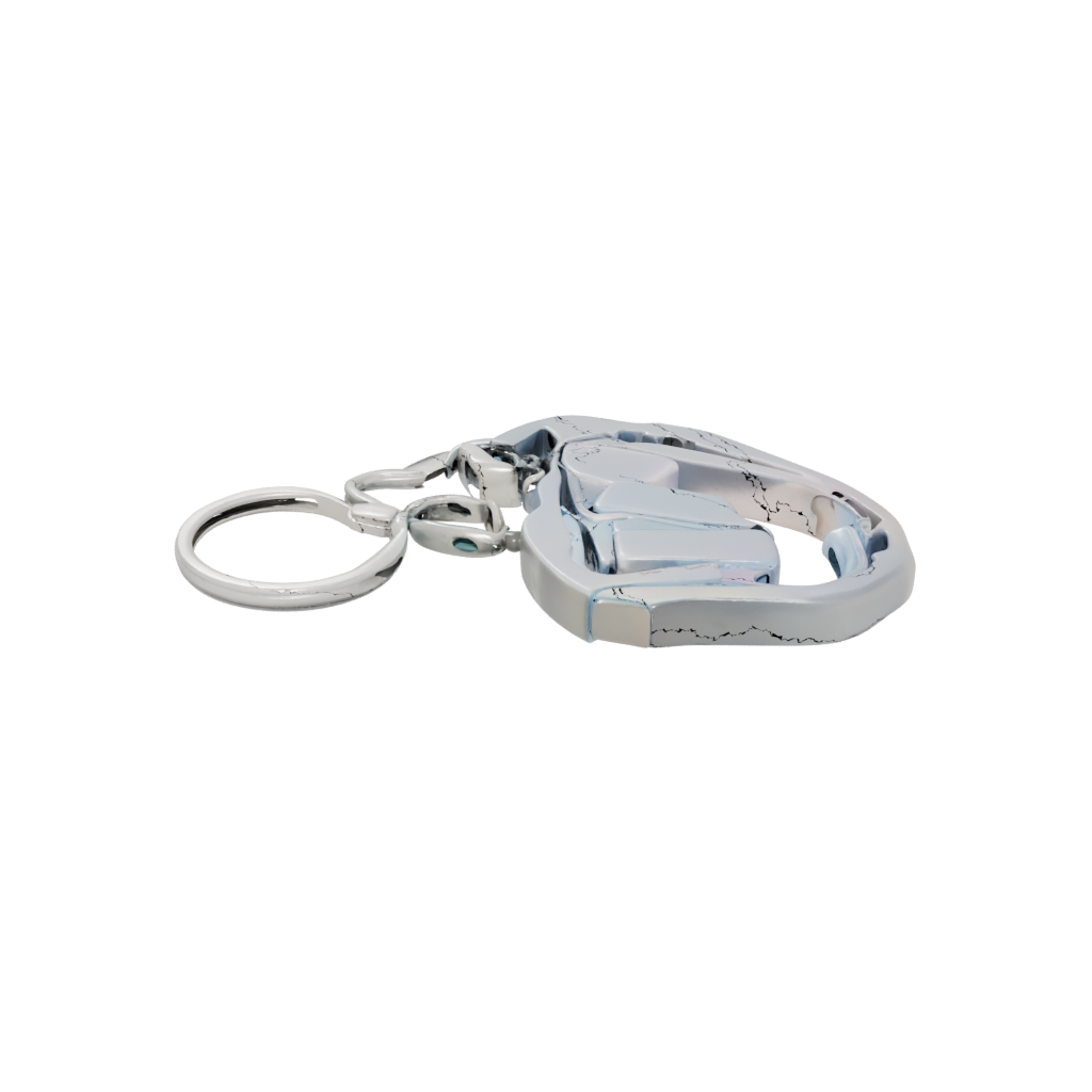 Pastel Layered Carabiner Clip